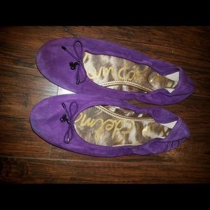 Sam Edelman Purple Ballerina Flats